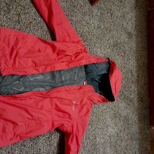 A beautiful Columbia jacket brand new never worn bought the wrong sz.pinkishred
